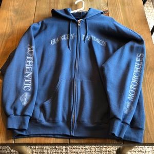 Men’s Harley Davidson zip up hoodie